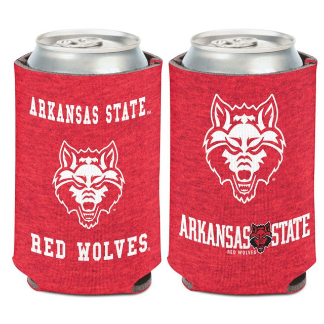 Arkansas State Red Wolves TEAM HEATHERED COLORED Can Cooler 12 oz.