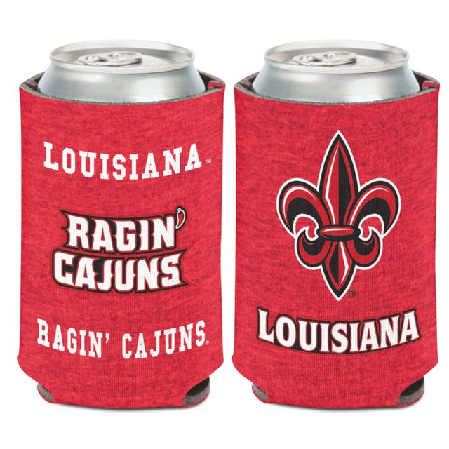 Luisiana - Lafayette Ragin Cajuns TEAM HEATHERED COLORED Enfriador de latas de 12 oz.