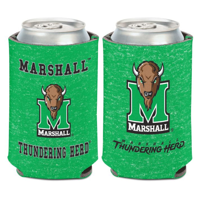 Enfriador de latas Marshall Thundering Herd TEAM HEATHERED COLORED de 12 oz.