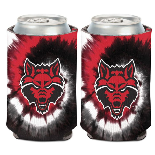 Enfriador de latas TIE DYE de Arkansas State Red Wolves, 12 oz.