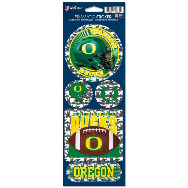 Oregon Ducks Prismatic Decal 4" x 11"