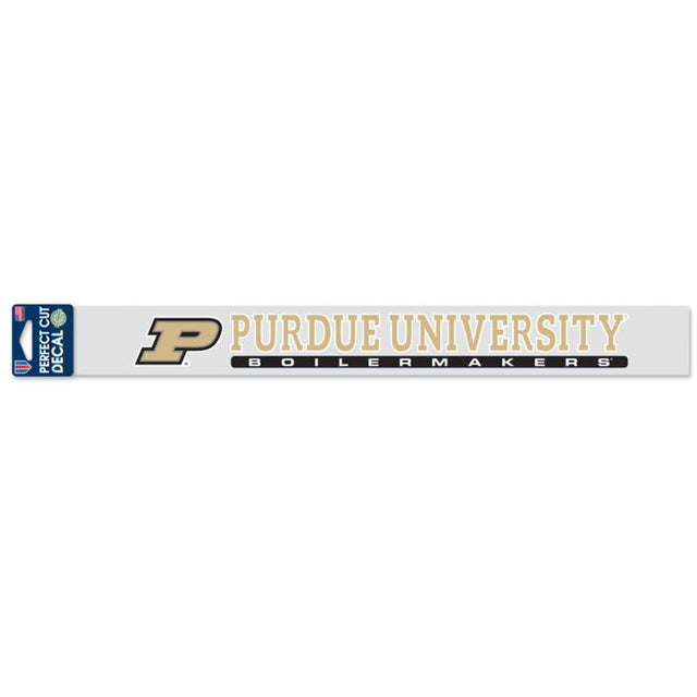 Calcomanías de corte perfecto de Purdue Boilermakers de 2" x 17"