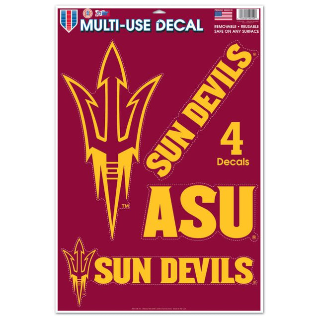 Arizona State Sun Devils Multi-Use Decal 11" x 17"