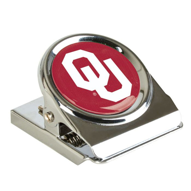 Oklahoma Sooners Metal Magnet Clip