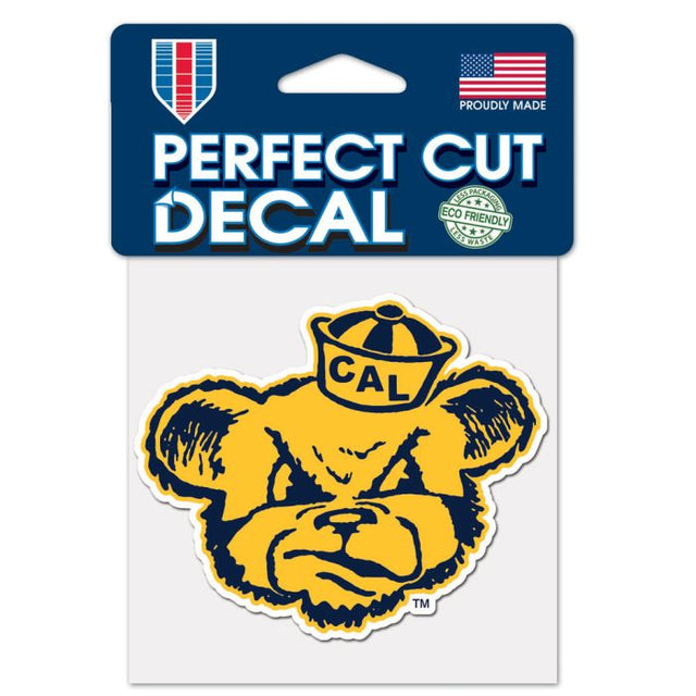 California Golden Bears /College Vault Perfect Cut Color Decal 4" x 4"