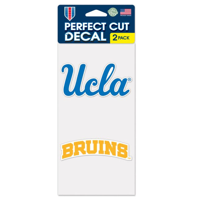 UCLA Bruins Perfect Cut Decal set of two 4"x4"