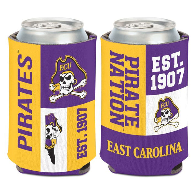 Enfriador de latas COLOR BLOCK de East Carolina Pirates, 12 oz.