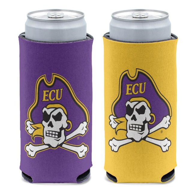 Enfriador de latas delgadas de 12 oz de East Carolina Pirates