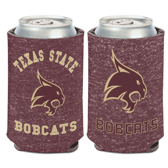 Texas State Bobcats TEAM COLOR HEATHER Can Cooler 12 oz.