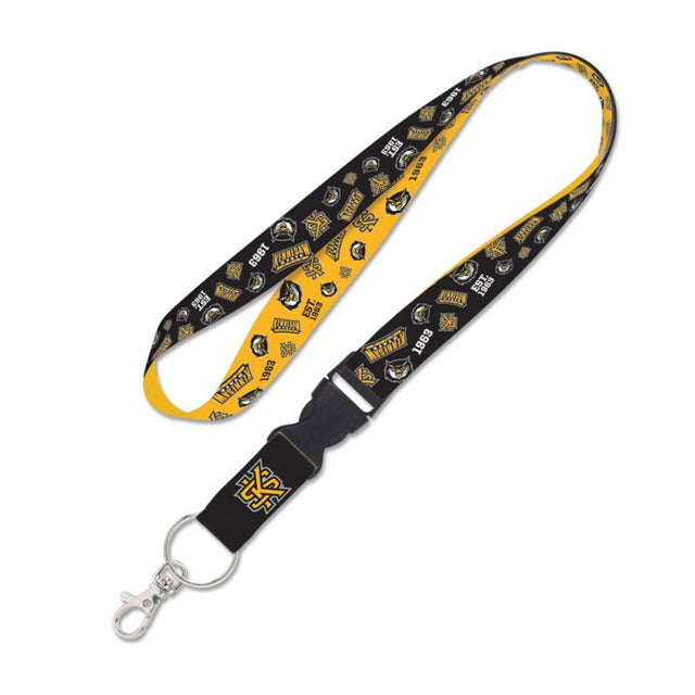 Kennesaw State Owls SCATTERPRINT Lanyard w/detachable buckle 1"