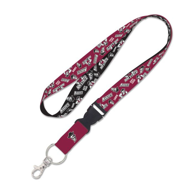 New Mexico State Aggies SCATTERPRINT Lanyard w/detachable buckle 1"