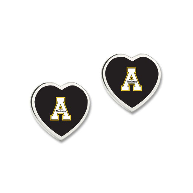 Appalachian State Mountaineers HEART EARRINGS Earrings w/3D Heart