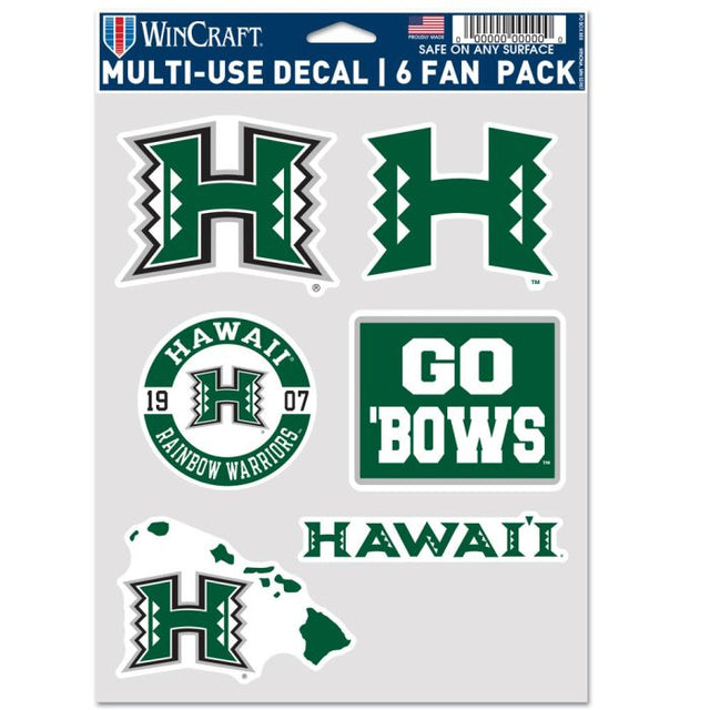 Hawaii Warriors Multi Use 6 FAN PACK