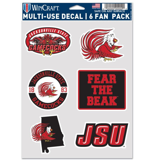 Jacksonville State Gamecocks Multi Use 6 FAN PACK