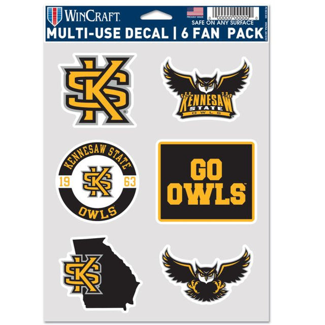 Kennesaw State Owls Multi Use 6 FAN PACK