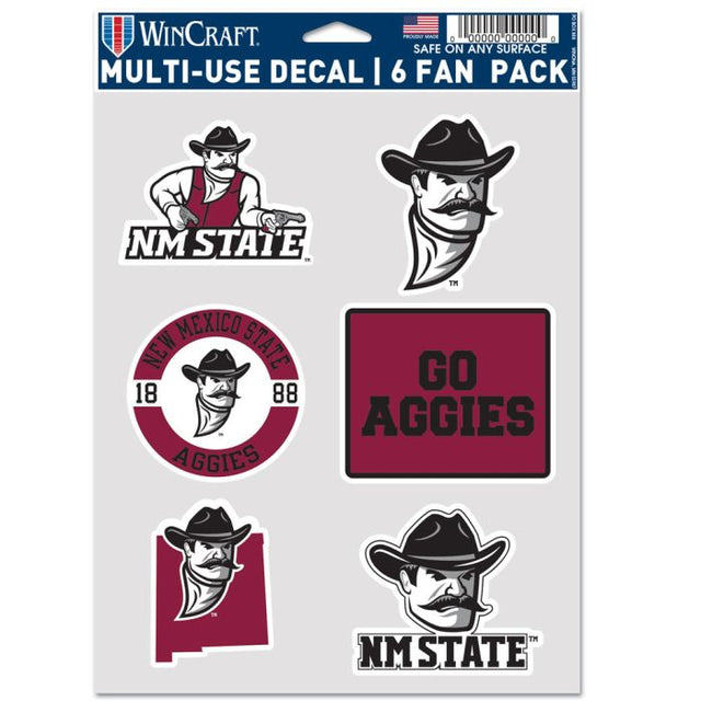 New Mexico State Aggies Multi Use 6 FAN PACK