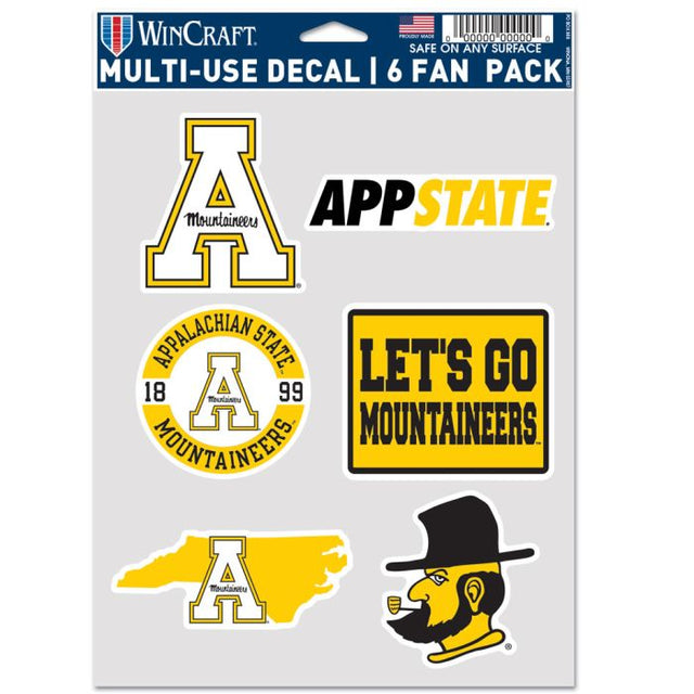 Appalachian State Mountaineers Multi Use 6 FAN PACK