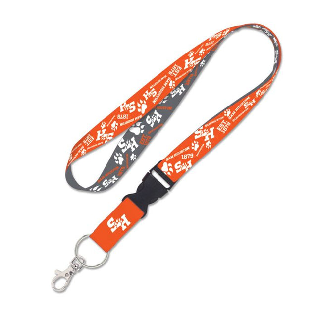 Sam Houston State Bearkats scatter Lanyard w/detachable buckle 1"