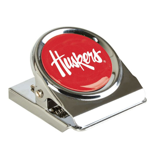 Nebraska Cornhuskers Metal Magnet Clip