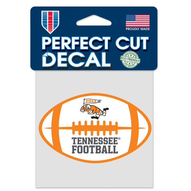 Tennessee Volunteers /College Vault FOOTBALL Perfect Cut Color Decal 4" x 4"