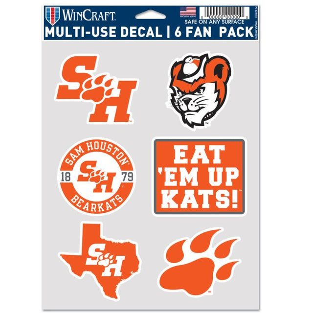 Sam Houston State Bearkats Multi Use 6 FAN PACK