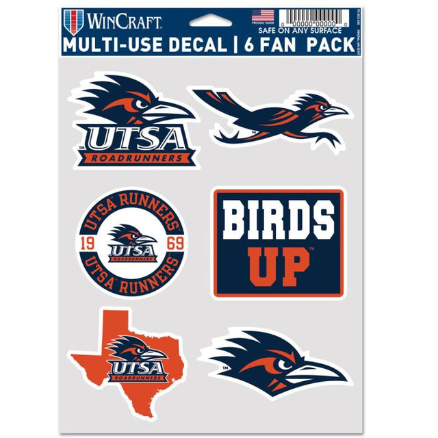 Texas San Antonio Roadrunners Multi Use 6 FAN PACK