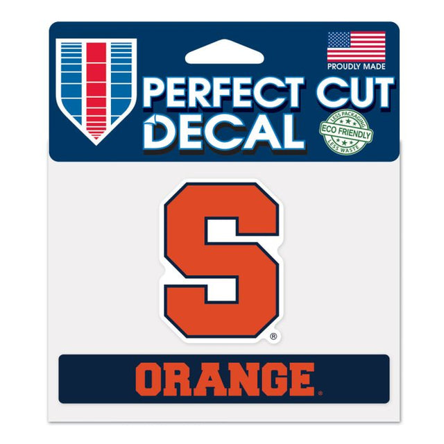 Syracuse Orange ORANGE Perfect Cut Color Decal 4.5" x 5.75"