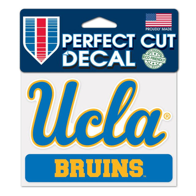 Calcomanía de color de corte perfecto de los Bruins de UCLA de 4,5" x 5,75"