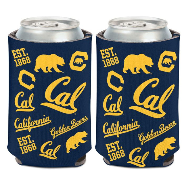 California Golden Bears SCATTERPRINT Can Cooler 12 oz.