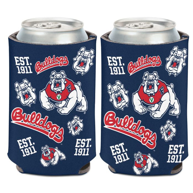 Fresno State Bulldogs SCATTERPRINT Can Cooler 12 oz.