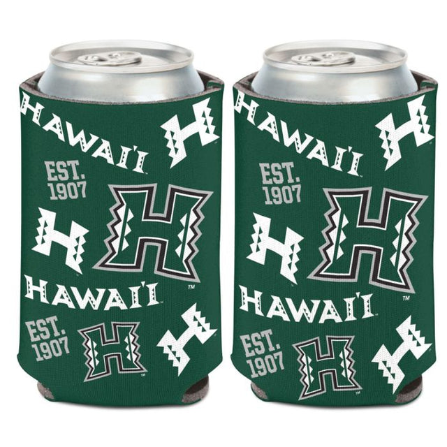 Hawaii Warriors SCATTERPRINT Can Cooler 12 oz.