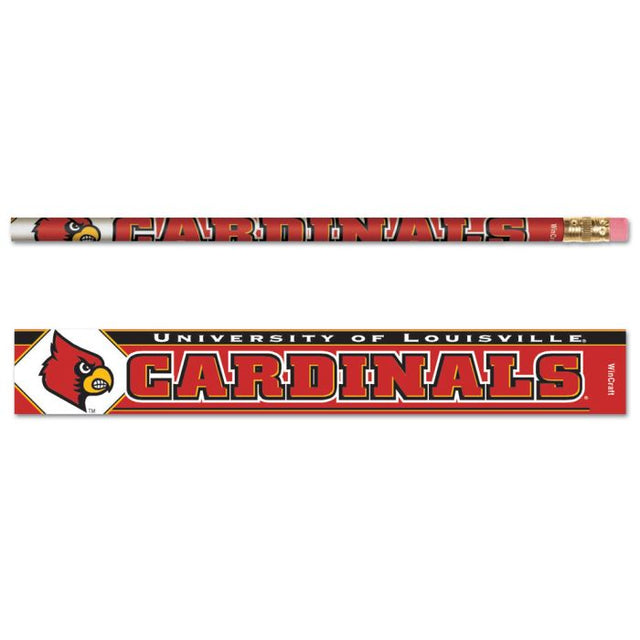 Louisville Cardinals Pencil 6-pack