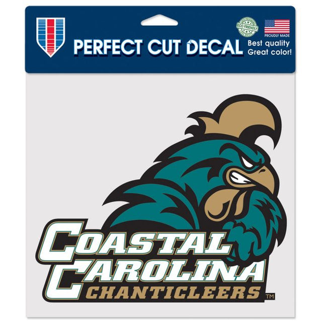 Coastal Carolina Chanticleers Perfect Cut Color Decal 8" x 8"