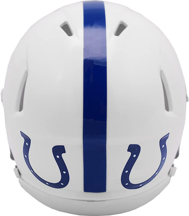 Réplica de casco de los Indianapolis Colts Riddell, tamaño completo, estilo Speed, 1956, en caja