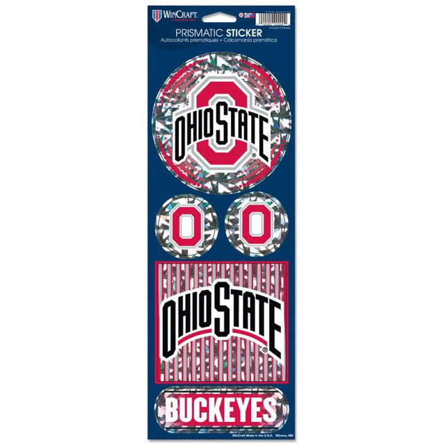 Ohio State Buckeyes Prismatic Decal 4" x 11"