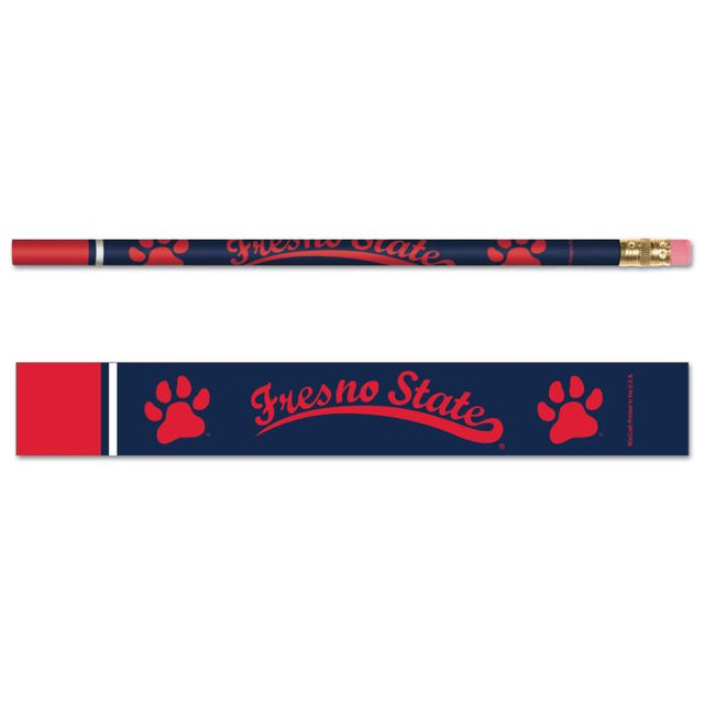 Fresno State Bulldogs Pencil 6-pack