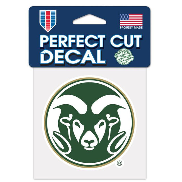 Colorado State Rams Perfect Cut Color Decal 4" x 4"