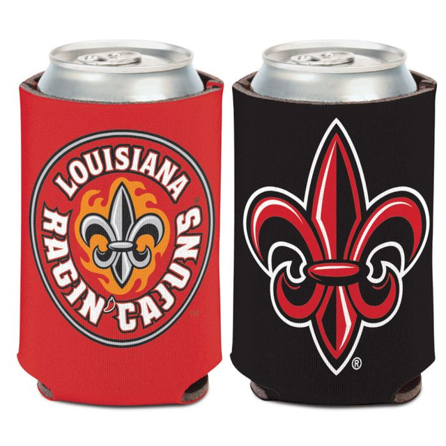 Louisiana - Lafayette Ragin Cajuns TWO COLOR Can Cooler 12 oz.