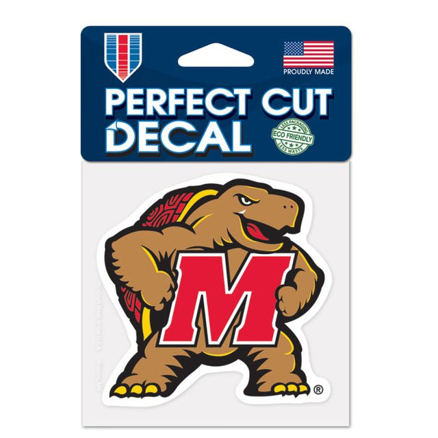 Maryland Terrapins Perfect Cut Color Decal 4" x 4"