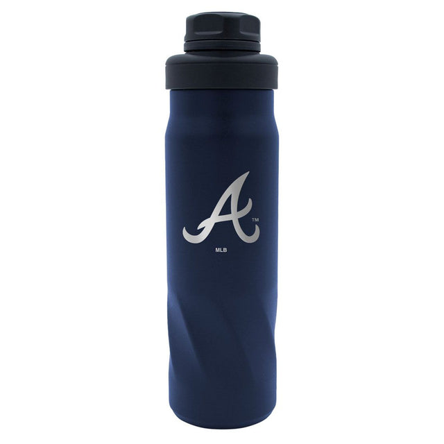 Botella de agua de los Atlanta Braves de 20 oz de acero inoxidable Morgan