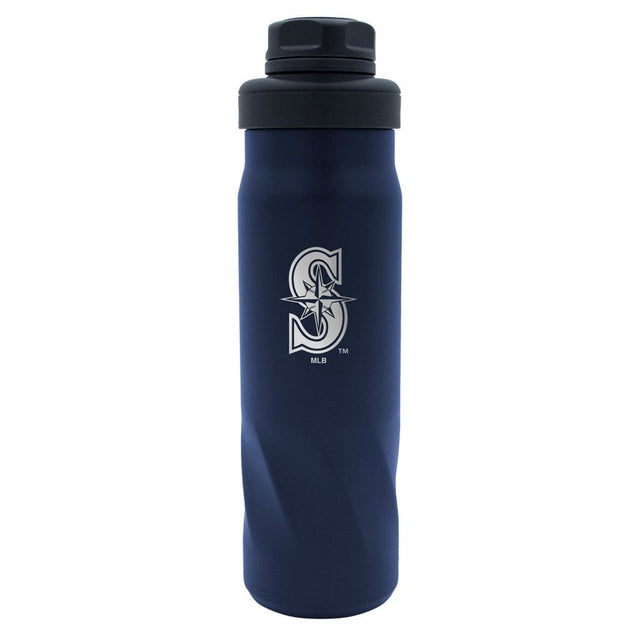 Botella de agua de los Seattle Mariners de 20 oz de acero inoxidable Morgan