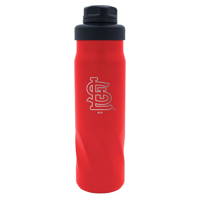 Botella de agua de los St. Louis Cardinals de 20 oz de acero inoxidable Morgan