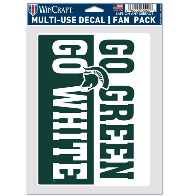 Michigan State Spartans TEAM EDITION GO GREEN GO WHITE Multi Use FAN PACK