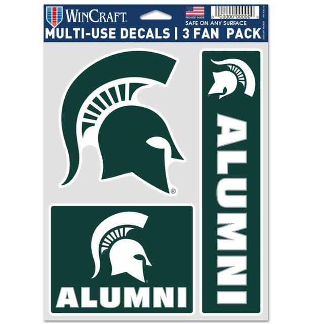 Michigan State Spartans ALUMNI Multi Use 3 FAN PACK