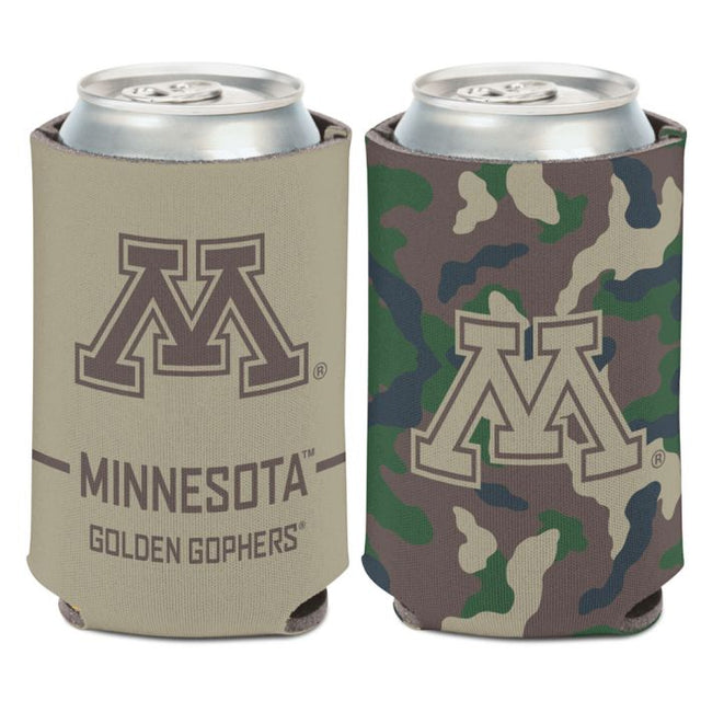 Enfriador de latas CAMO de Minnesota Golden Gophers de 12 oz.