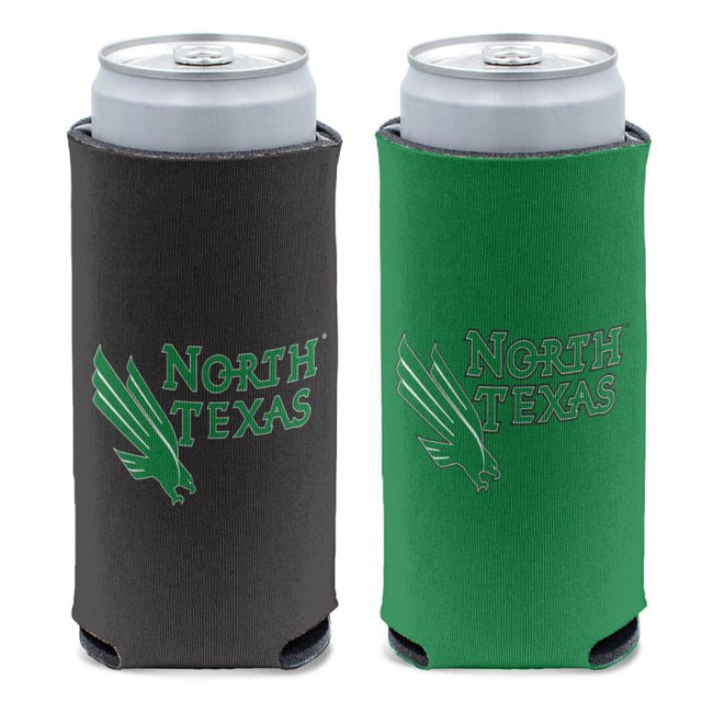 North Texas Mean Green 2 COLOR 12 oz Slim Can Cooler