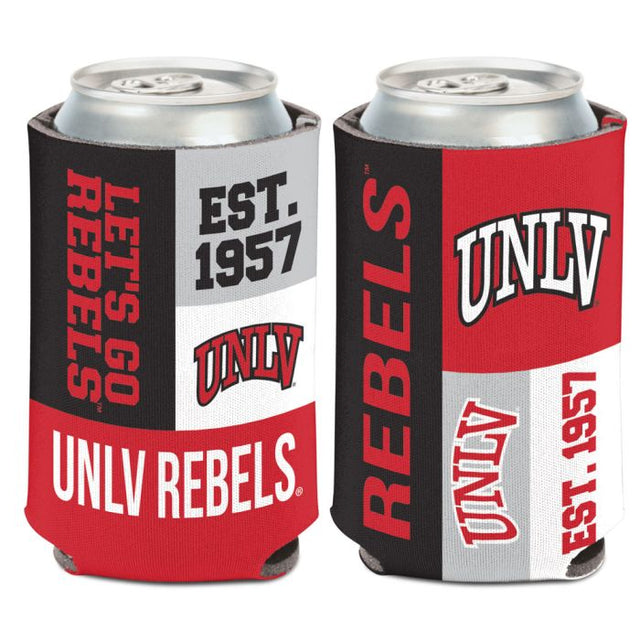 Enfriador de latas COLOR BLOCK de UNLV Rebels, 12 oz.