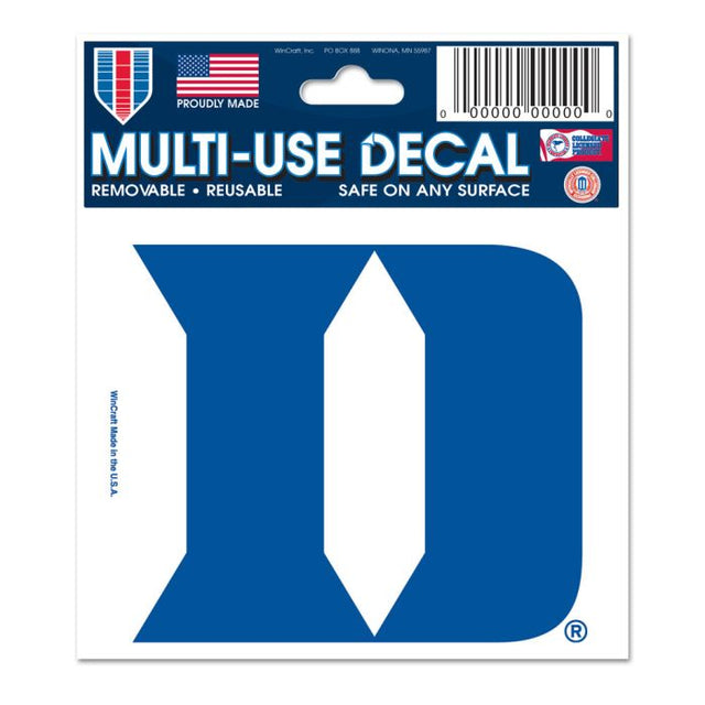 Calcomanía multiusos de Duke Blue Devils de 3" x 4"