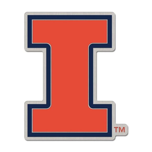 Illinois Fighting Illini Collector Enamel Pin Jewelry Card