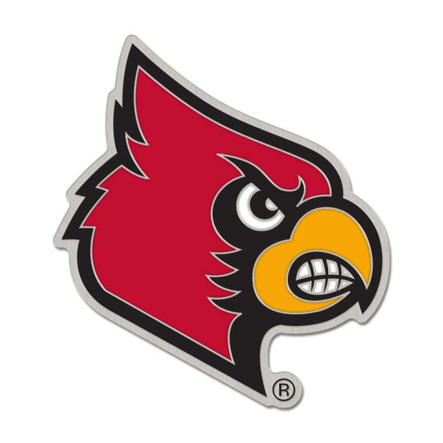 Tarjeta de joyería con pin esmaltado de colección de los Louisville Cardinals